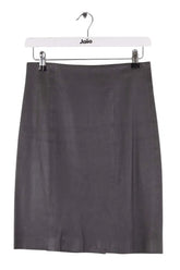 Jupe Max & Moi Gris en Cuir, taille S - Seconde Main