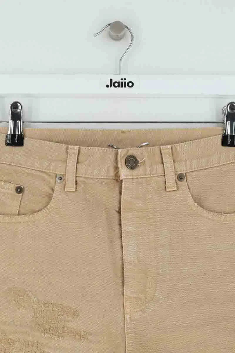 Short Saint Laurent Camel en Coton