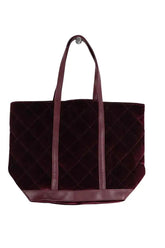 Cabas Vanessa Bruno Bordeaux en Tissu - Seconde Main