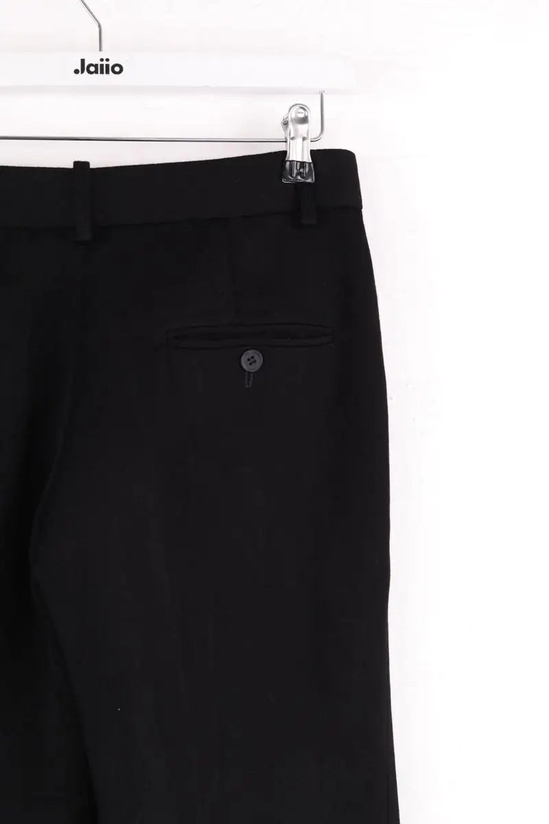 Pantalon droit Isabel Marant Noir en Viscose