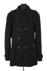 Manteau Dolce & Gabbana Noir en Laine, taille L - Seconde Main