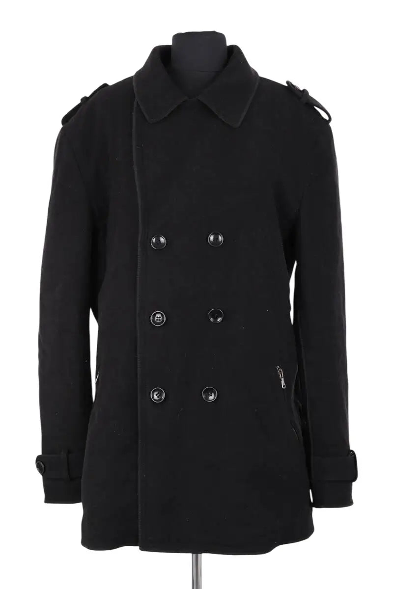 Manteau Dolce & Gabbana Noir en Laine, taille L - Seconde Main