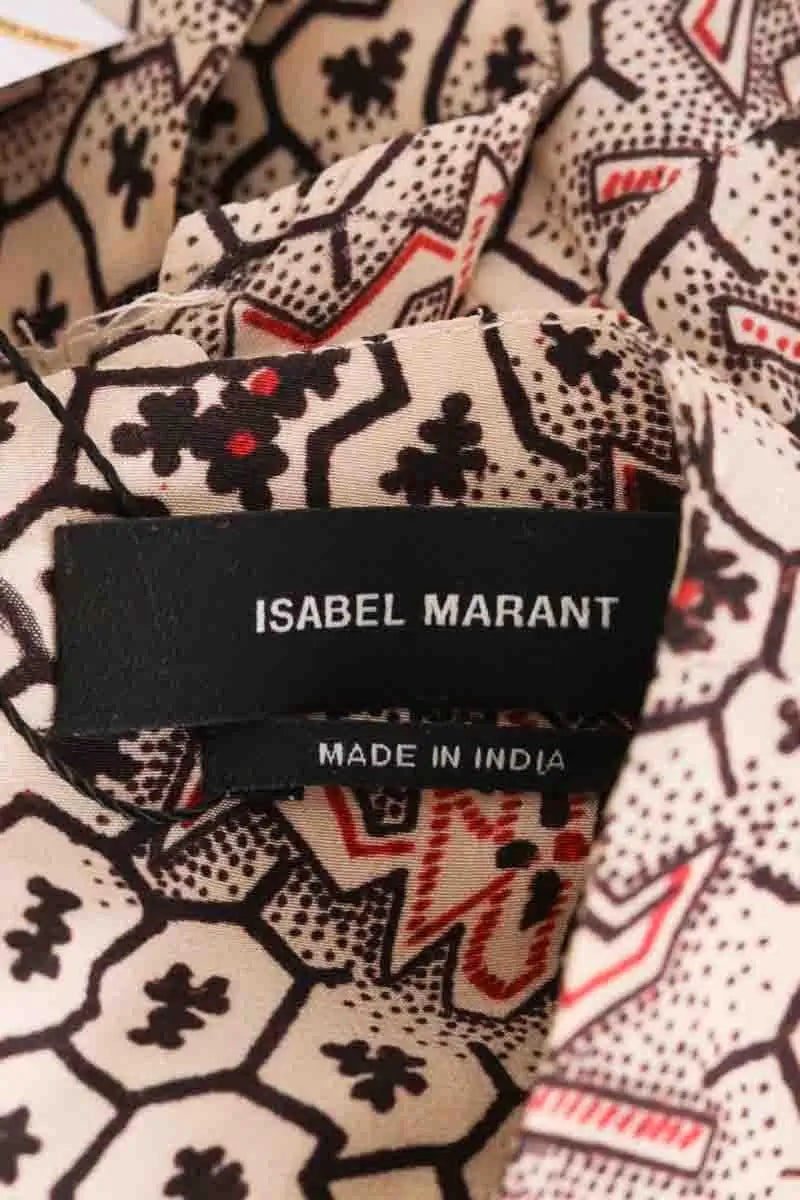 Robe Isabel Marant Beige en Soie