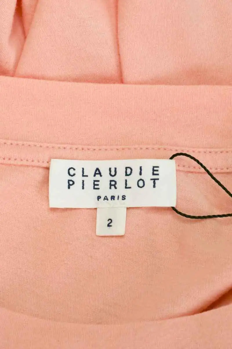 T-shirt Claudie Pierlot Rose en Coton