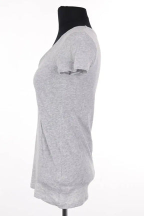 T-shirt Majestic Filatures Gris en Coton