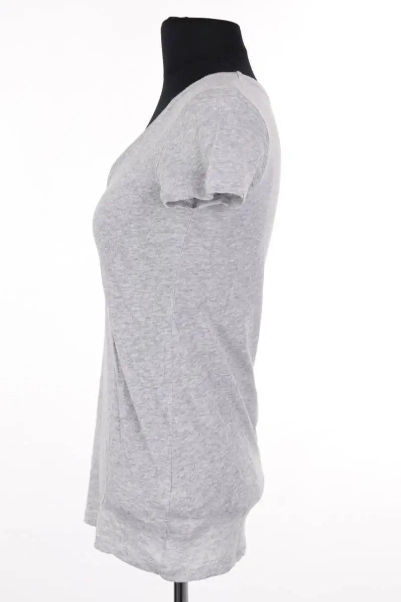 T-shirt Majestic Filatures Gris en Coton