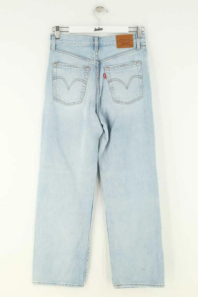 Jean droit Levi's Bleu en Coton