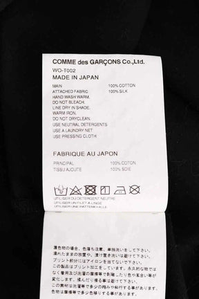 T-shirt Junya Watanabe Noir en Coton