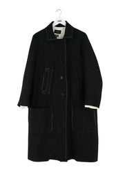 Manteau Isabel Marant Noir en Laine, taille S - Seconde Main
