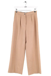 Pantalon large Maje Beige en Synthétique, taille S - Seconde Main