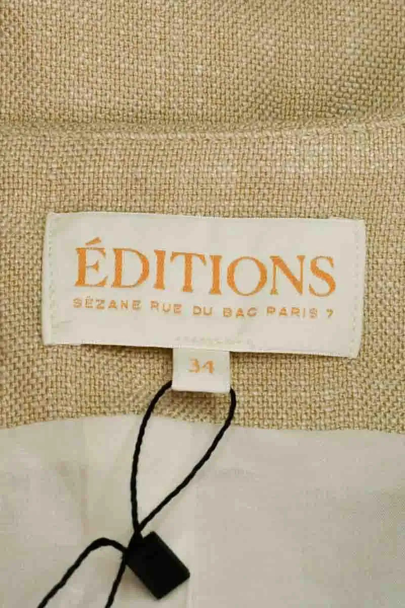 Gilet Sézane Beige en Synthétique
