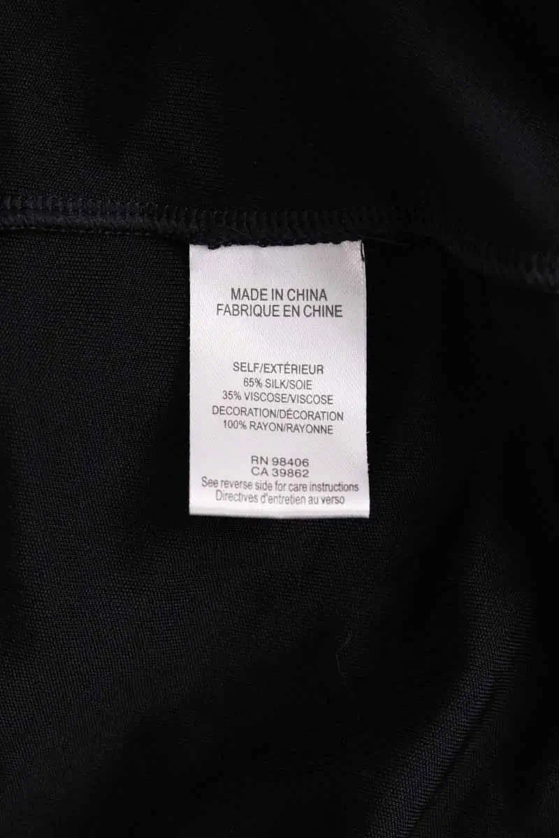 Robe Theory Noir en Soie