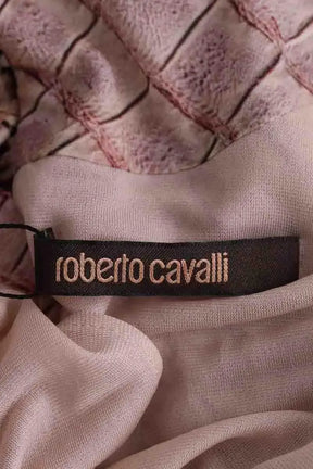 Robe Roberto Cavalli Rose en Viscose
