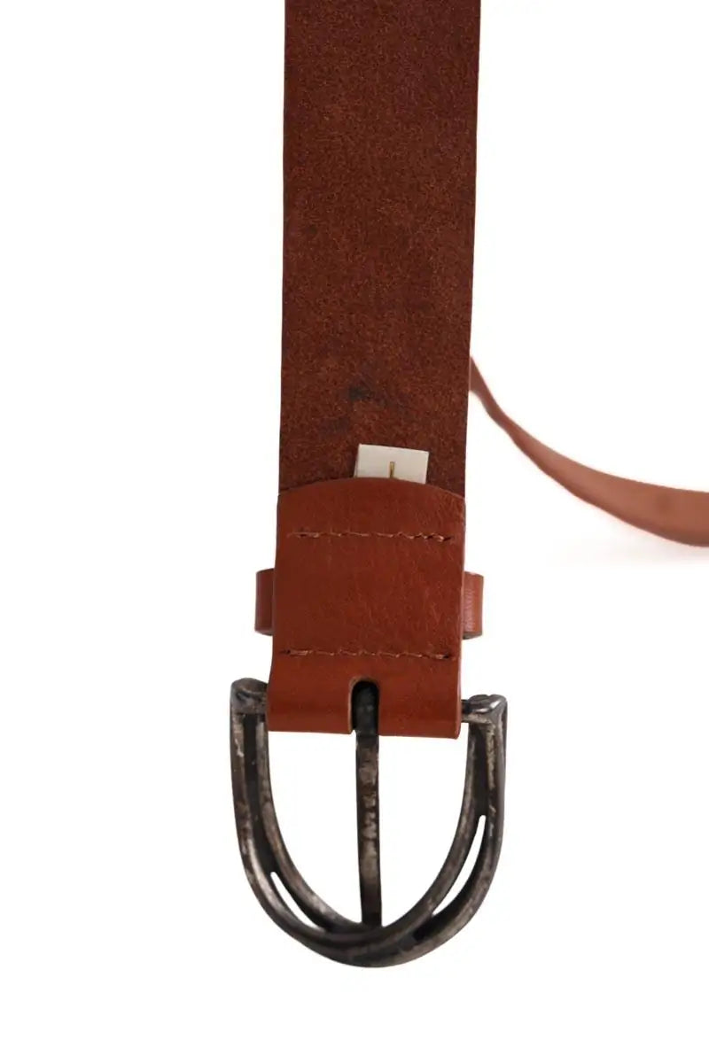 Ceinture en cuir Maje Marron en Cuir