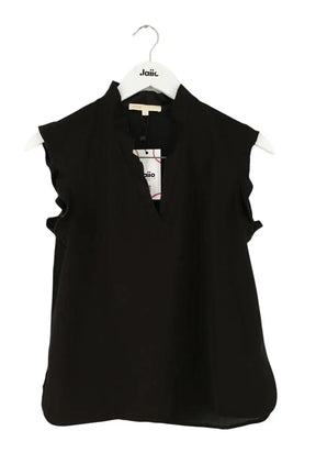 Blouse Maje Noir en Synthétique, taille S - Seconde Main