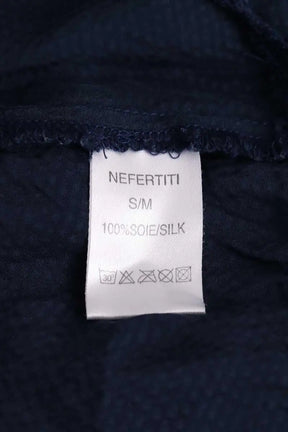 Robe Maje Nefertiti Bleu en Soie
