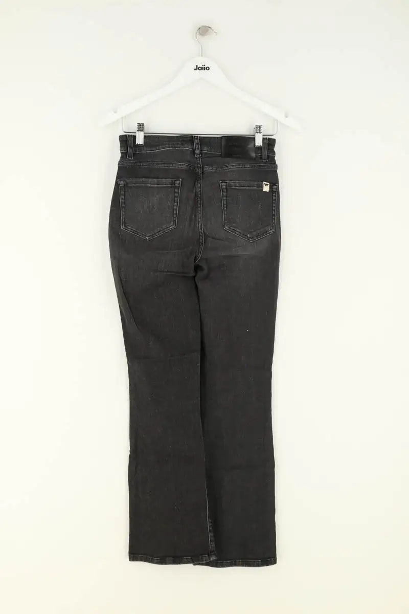 Jean droit Max Mara Anthracite en Coton