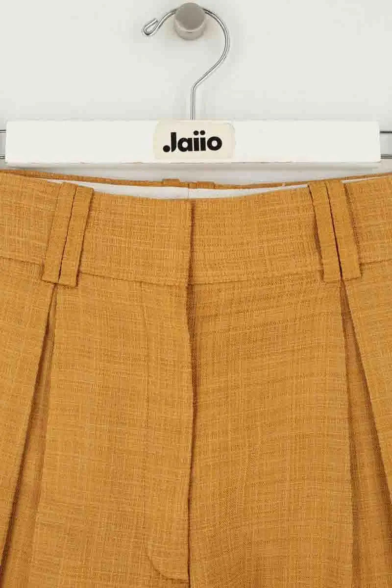 Bermuda Sandro Jaune en Viscose