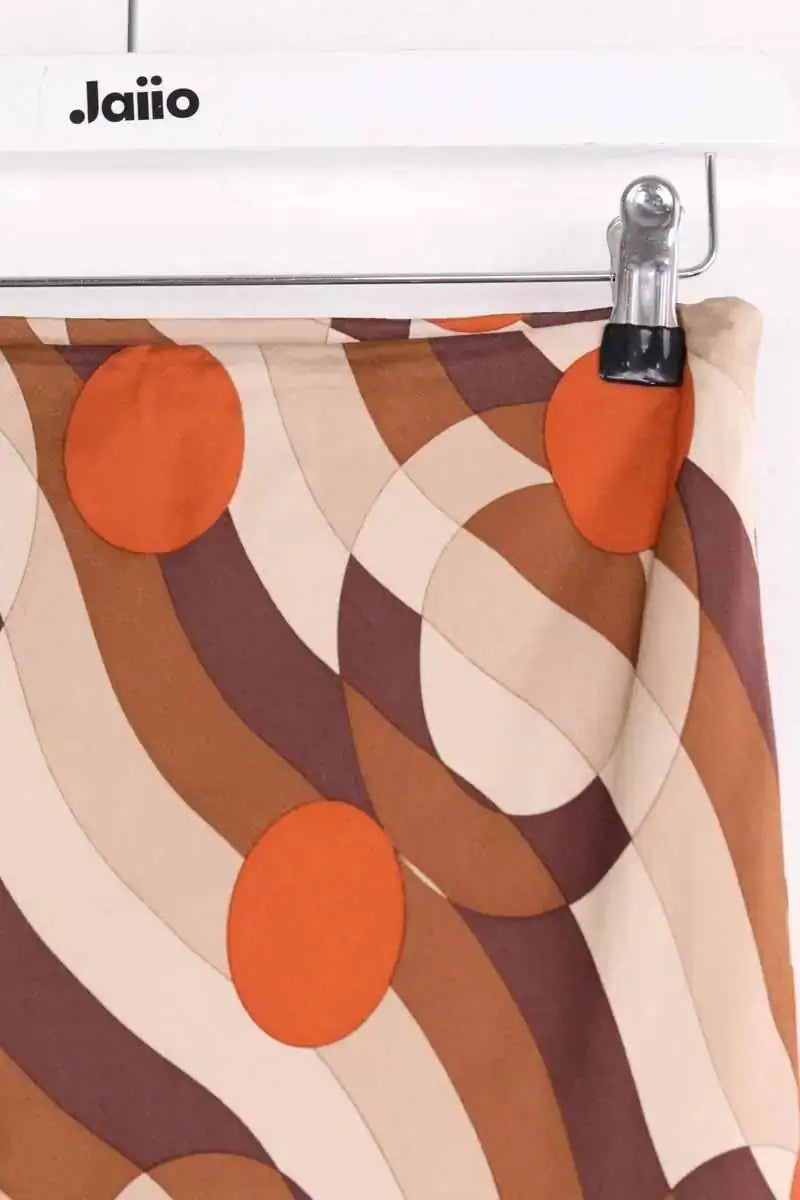 Jupe Carolina Herrera Marine en Soie