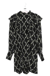 Robe Ganni Noir en Viscose, taille L - Seconde Main