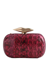 Pochette Diane Von Furstenberg Rose en Cuir - Seconde Main