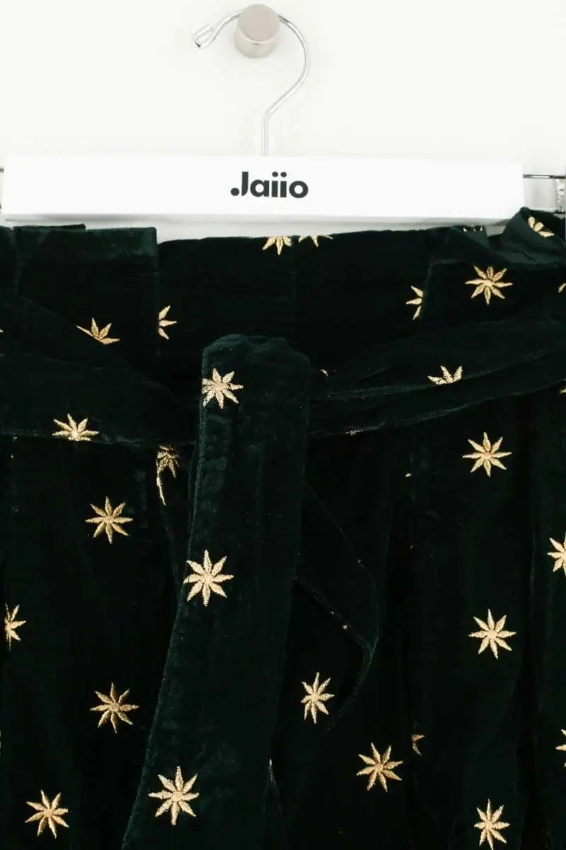 Mini short Sézane Vert en Coton