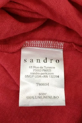 T-shirt Sandro  Rouge
