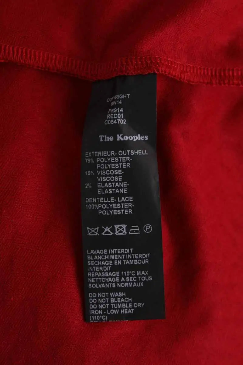 Robe The Kooples Rouge en Synthétique