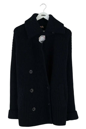 Veste Prada Marine en Laine, taille L - Seconde Main