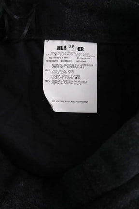Pantalon droit Jil Sander Argent en Laine