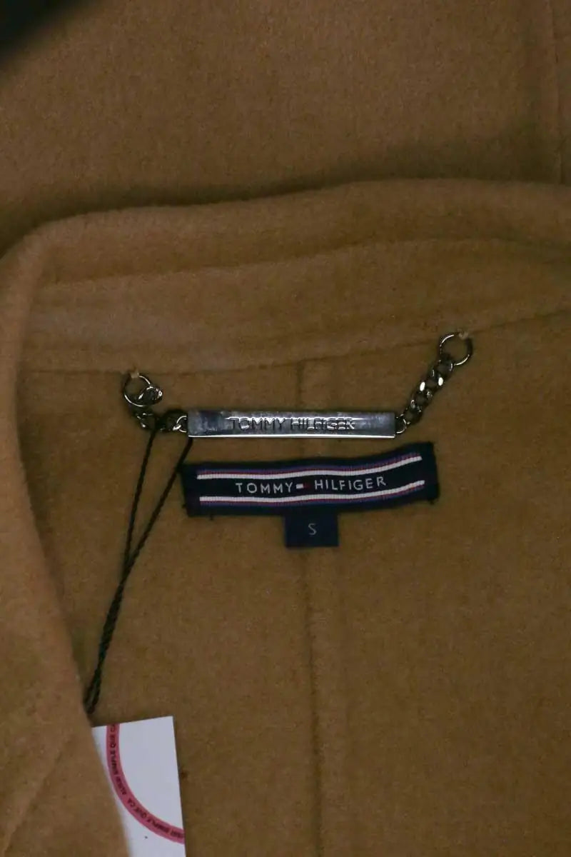 Manteau Tommy Hilfiger Camel en Laine