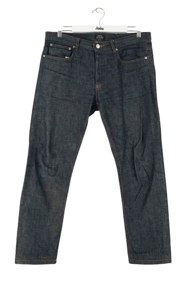 Jean droit APC Marine en Coton, taille M - Seconde Main