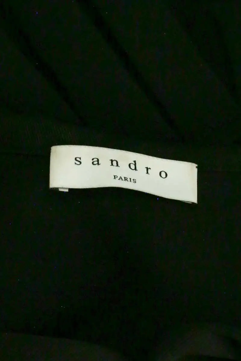 Robe Sandro Noir en Synthétique