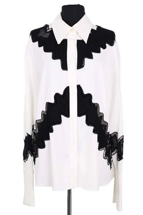 Chemise ANOTHER TOMORROW Blanc en Viscose, taille XXL - Seconde Main
