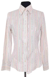 Chemise Etro Blanc en Coton, taille L - Seconde Main