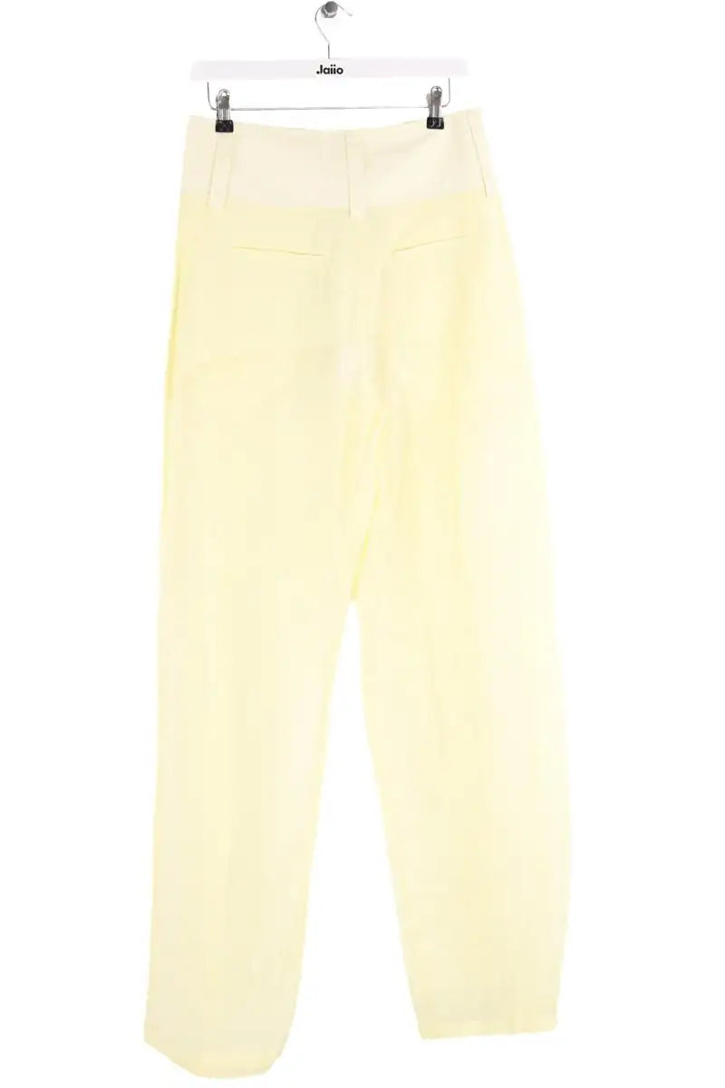 Pantalon large Sportmax Jaune en Coton