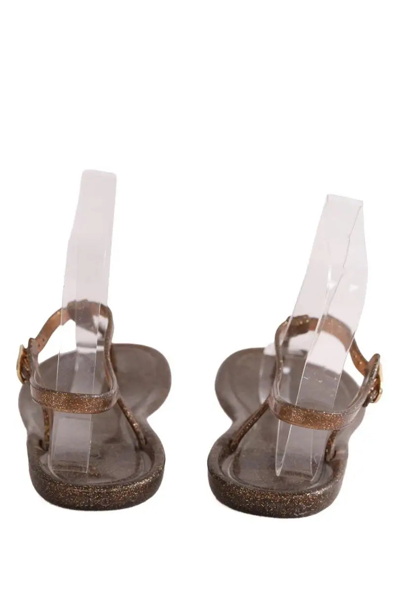 Sandales Jimmy Choo Doré en Plastique