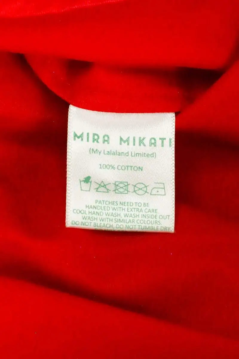 T-shirt Mira Mikati Rouge en Coton