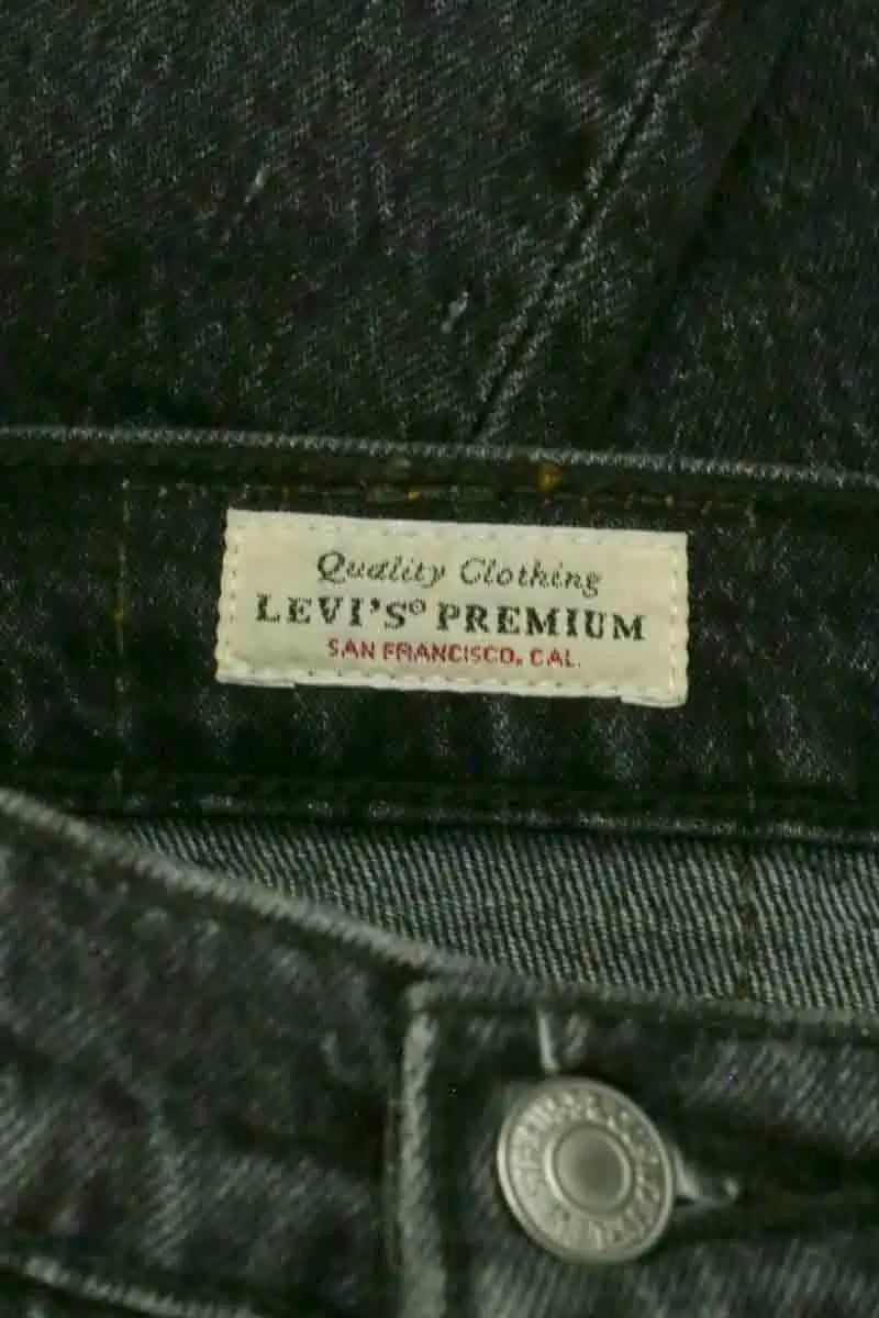Jean droit W23 L26 Levi's 501 Anthracite en Coton