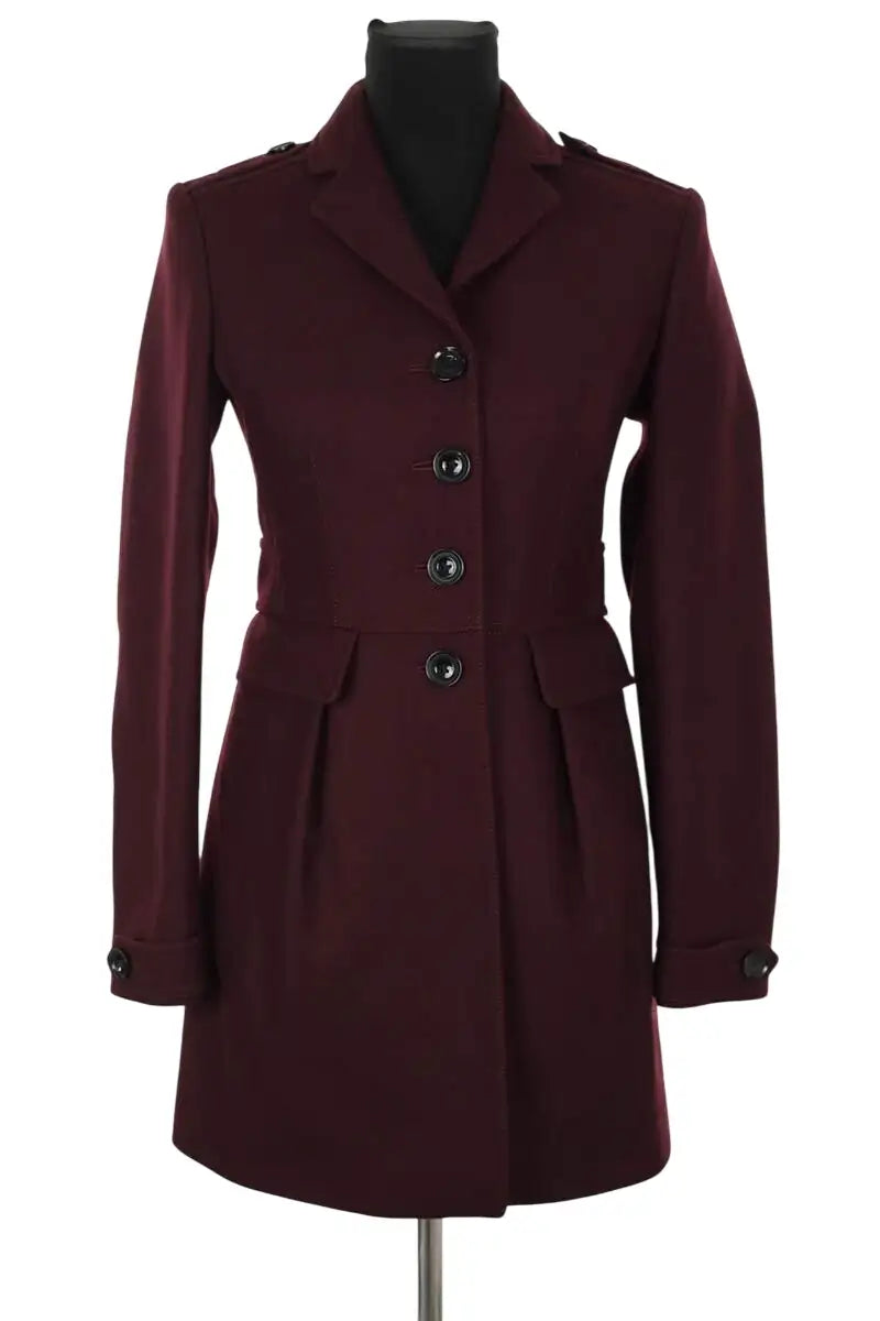 Manteau Burberry  Bordeaux