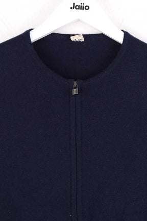 Cardigan Hermès Bleu en Cachemire