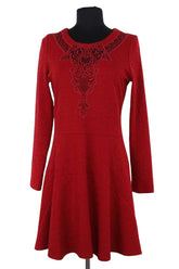 Robe The Kooples Rouge en Synthétique, taille L - Seconde Main