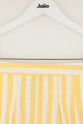 Mini short Sézane Jaune en Coton