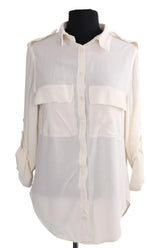 Chemise Zadig & Voltaire Tevor Ecru en Viscose, taille S - Seconde Main