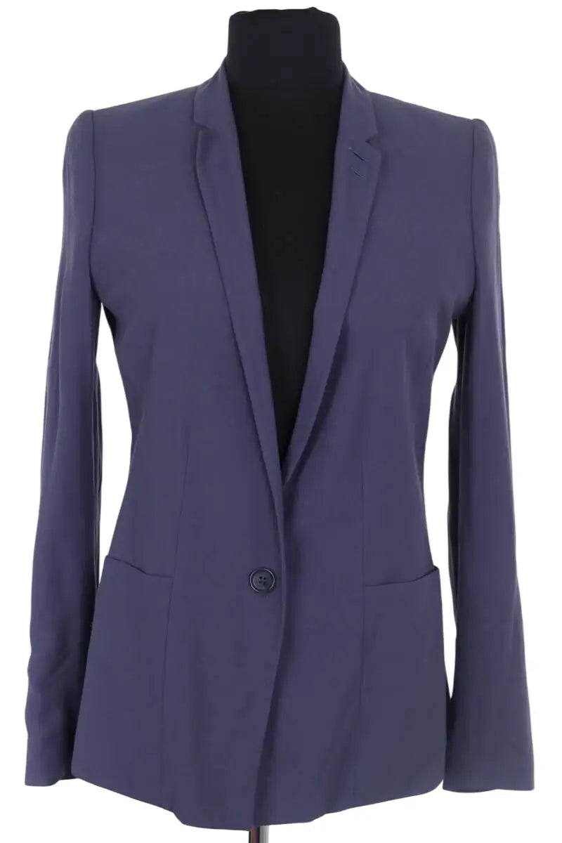 Blazer The Kooples Bleu en Synthétique, taille XS - Seconde Main