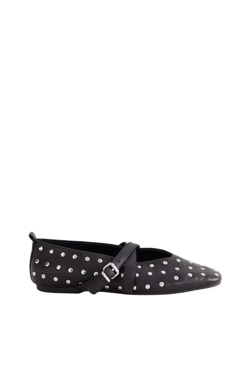 Ballerines Tommy Hilfiger Noir en Cuir, taille 37 - Seconde Main