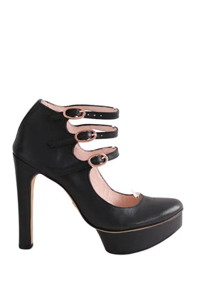 Talons Repetto Noir en Cuir, taille 36 - Seconde Main