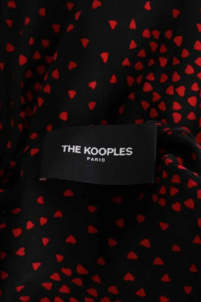 Robe The Kooples Noir en Soie
