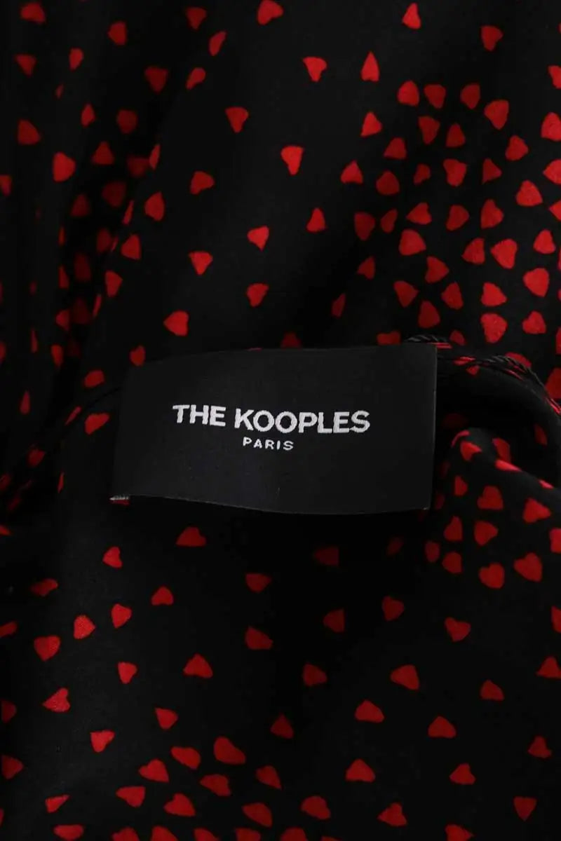 Robe The Kooples Noir en Soie