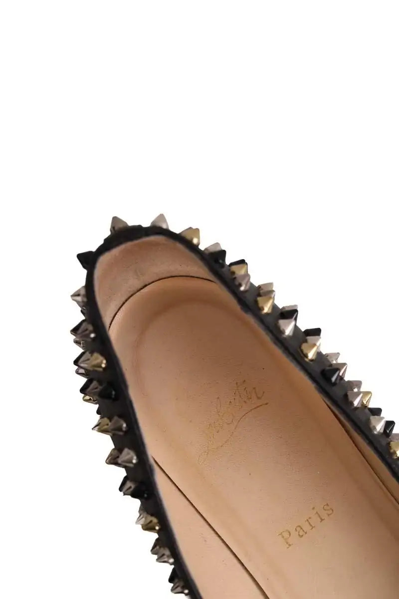 Ballerines Christian Louboutin Noir en Cuir